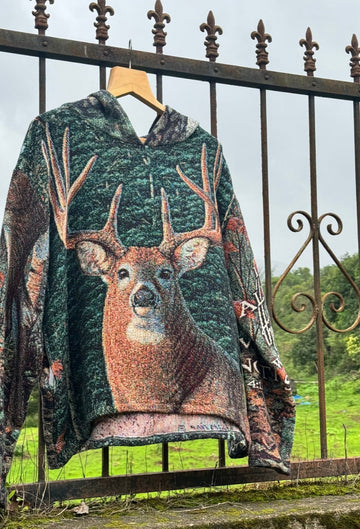 Vintage Tapestry Hoodie #13